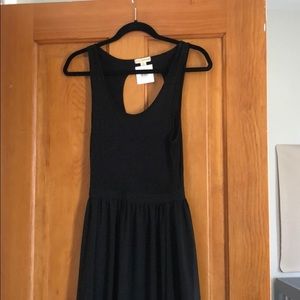 Black maxi dress
